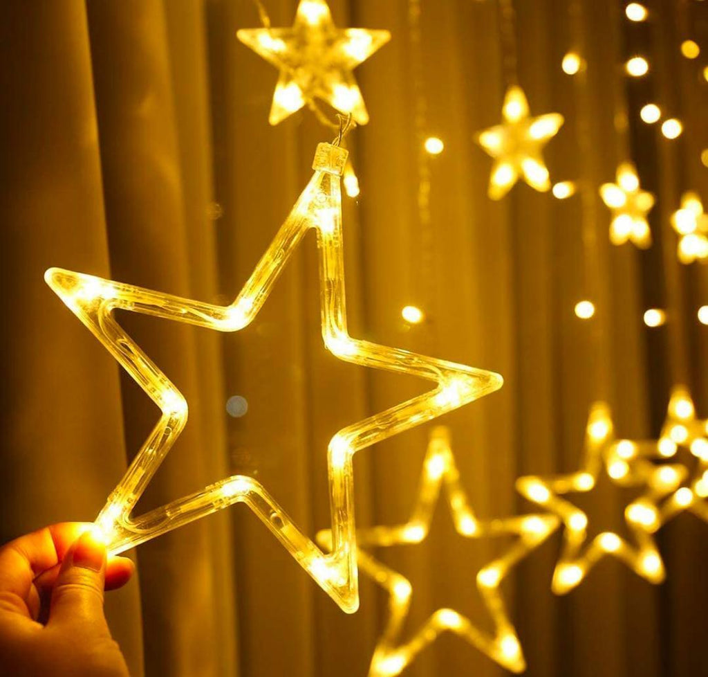 Decorative Star Curtain  Lights