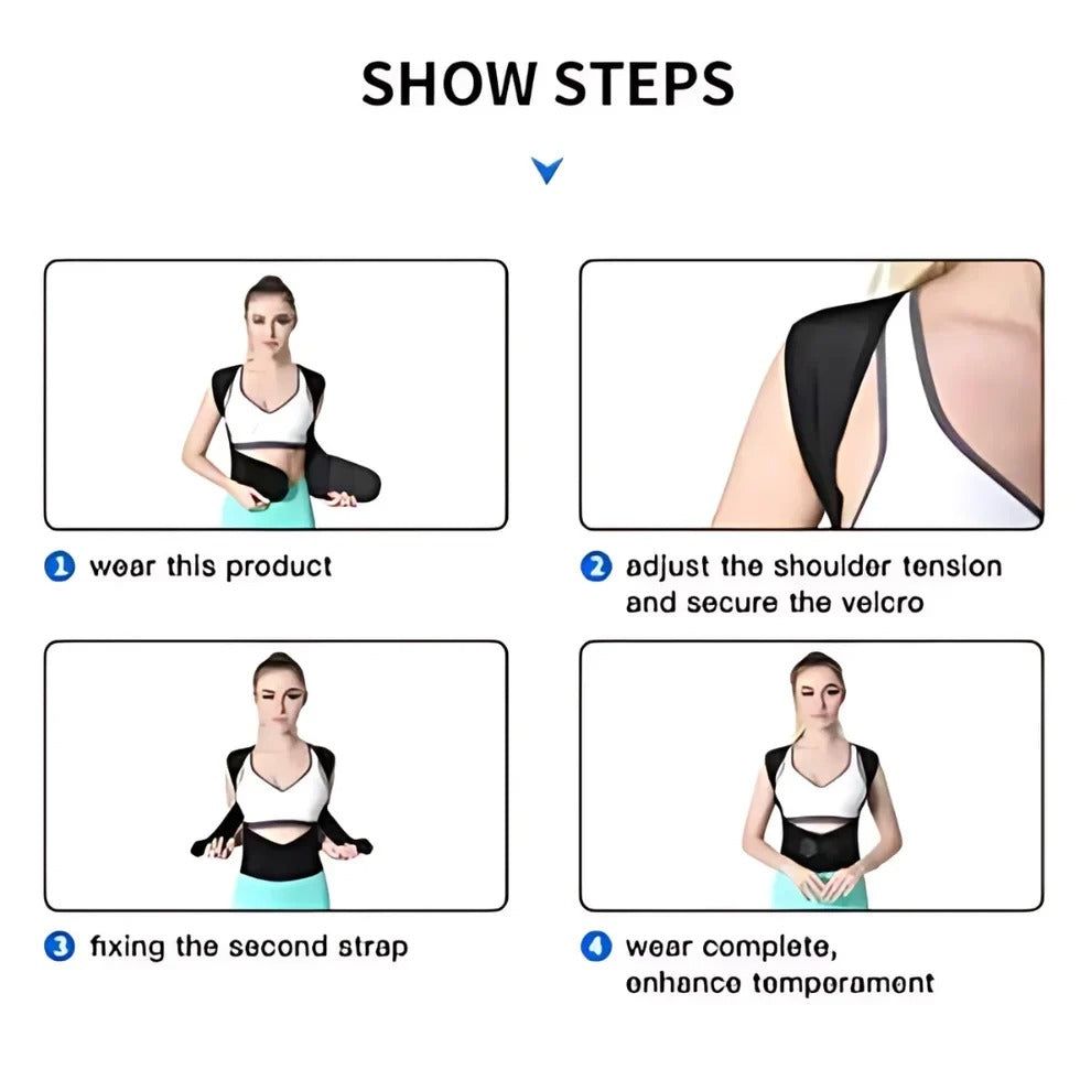 Adjustable Back Posture Corrector/ Slouching Relieve Pain Belt Women & Men