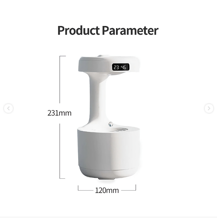 Anti-Gravity Water Droplet Humidifier