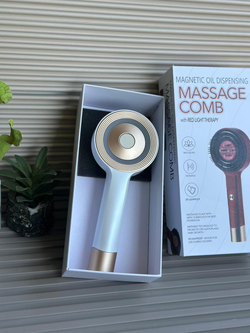 Oil Dispensing Massage Comb