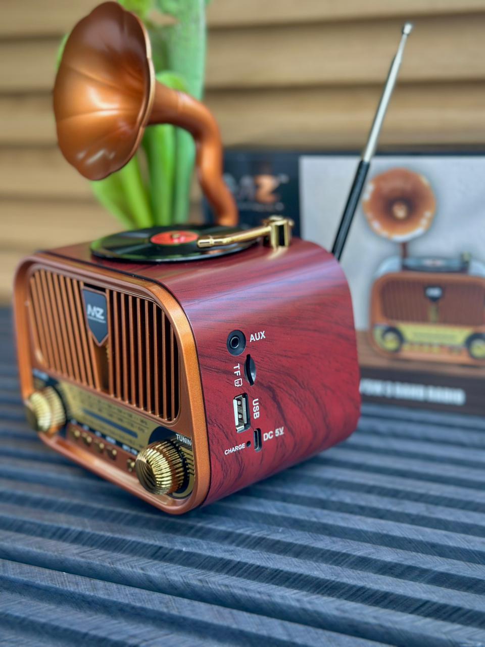 Retro Portable Wireless Speaker with Bluetooth