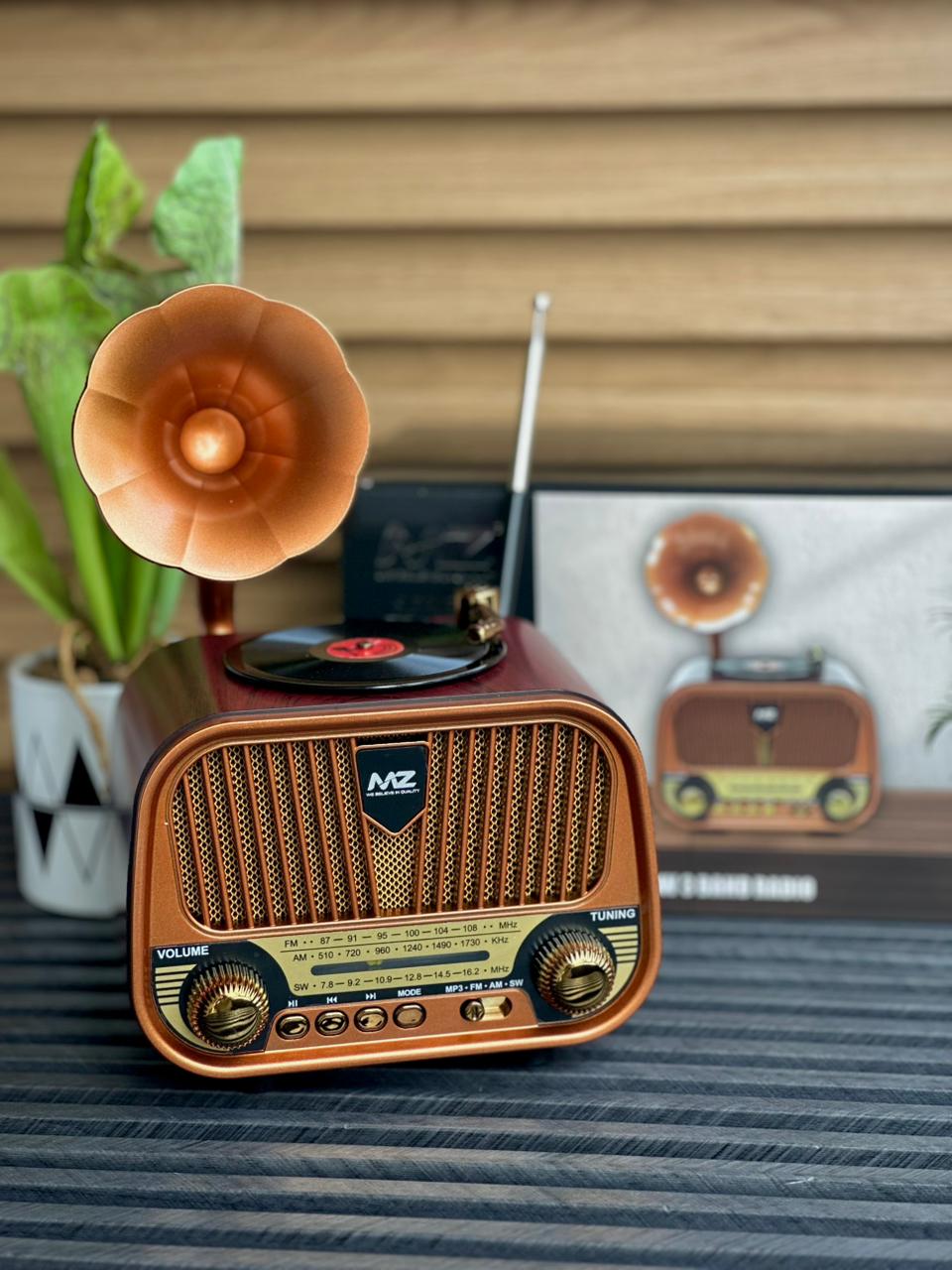 Retro Portable Wireless Speaker with Bluetooth