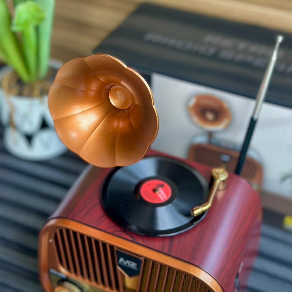 Retro Portable Wireless Speaker with Bluetooth