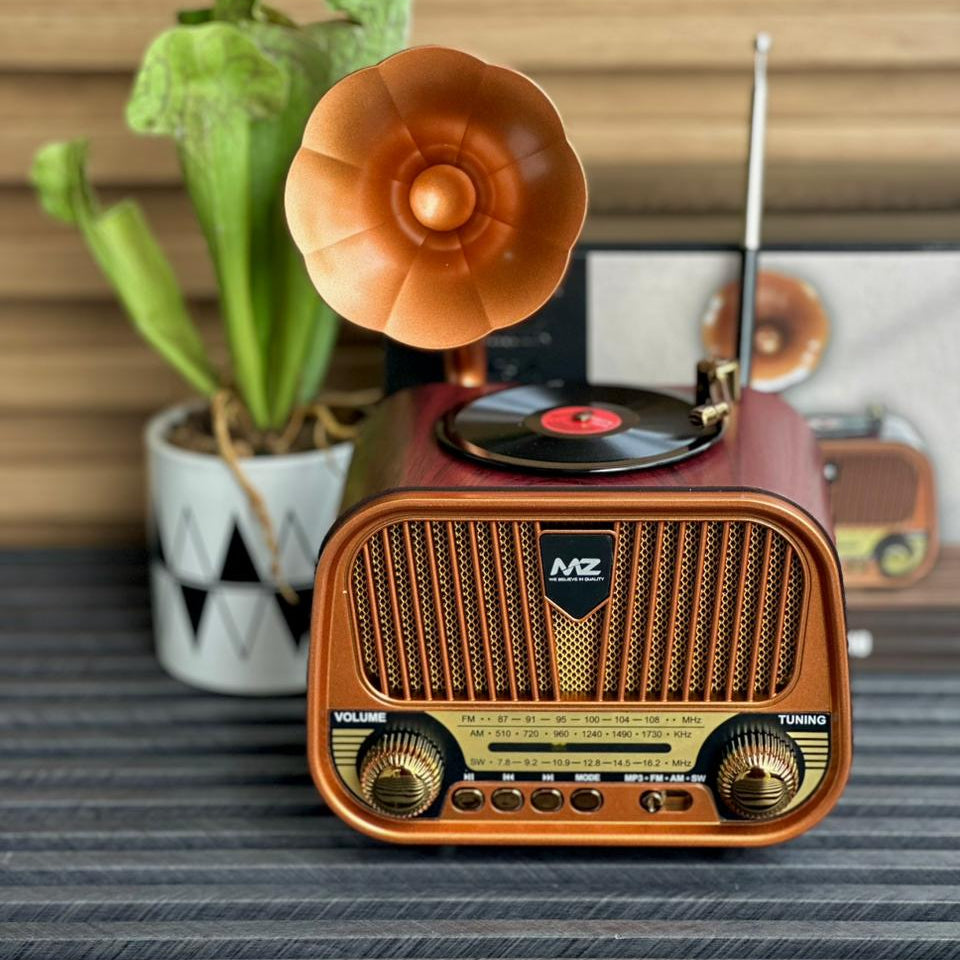 Retro Portable Wireless Speaker with Bluetooth