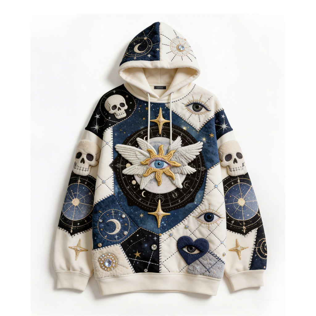 Fashion Casual Printed Polyester Sweater