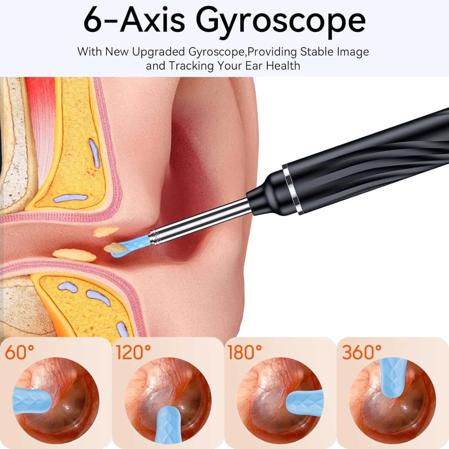 Ear wax Cleaner with HD camera