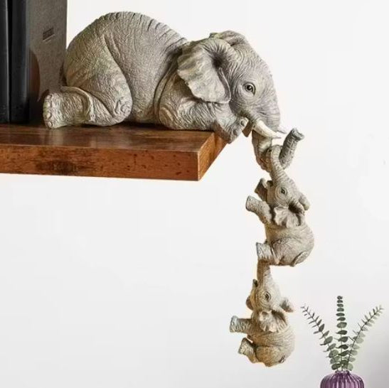 Beautiful Elephant Sitter Figurines