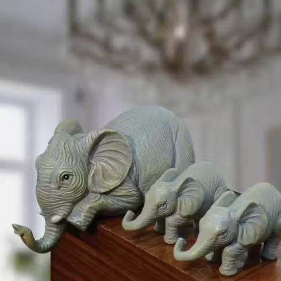 Beautiful Elephant Sitter Figurines