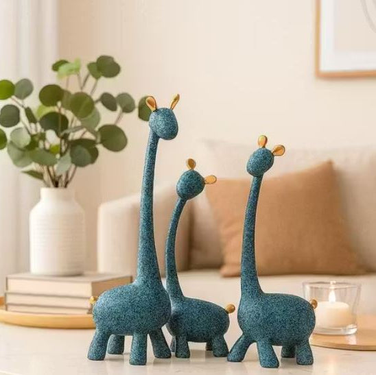 Handcraft Lucky Giraffe Statue
