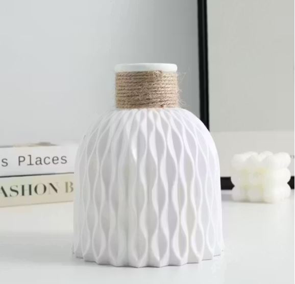 Unbreakable Nordic Plastic Vase for Flowers | 1 piece