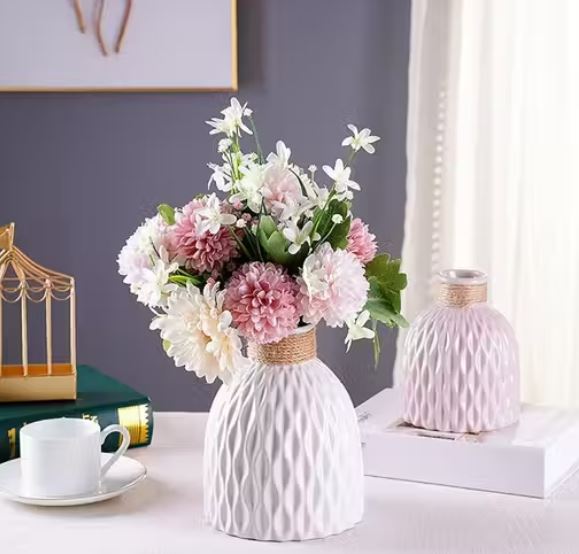 Unbreakable Nordic Plastic Vase for Flowers | 1 piece