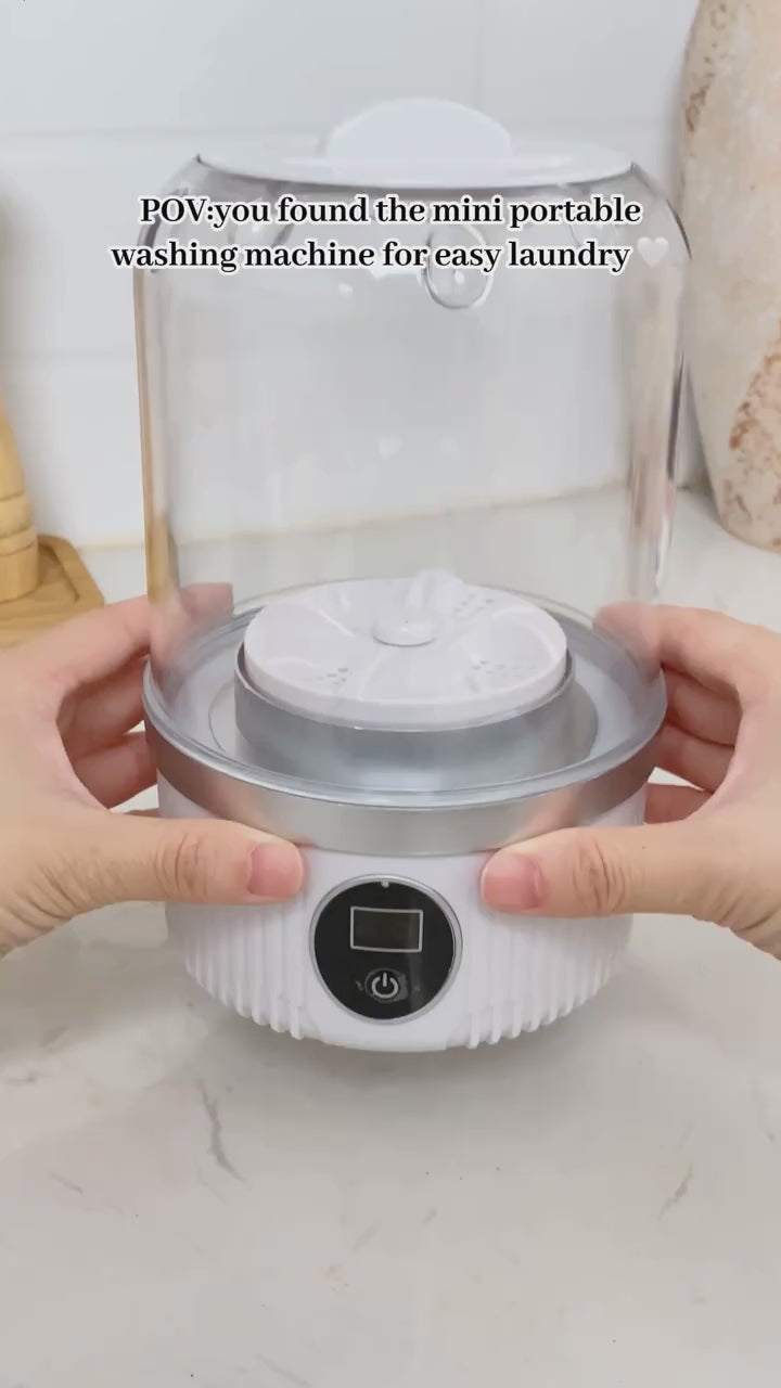 Portable Mini Washing Machine for Undergarments &amp; Baby Clothes
