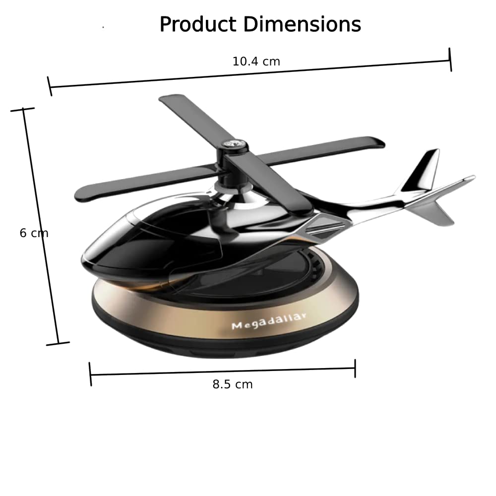 Solar Helicopter Car Air Freshener