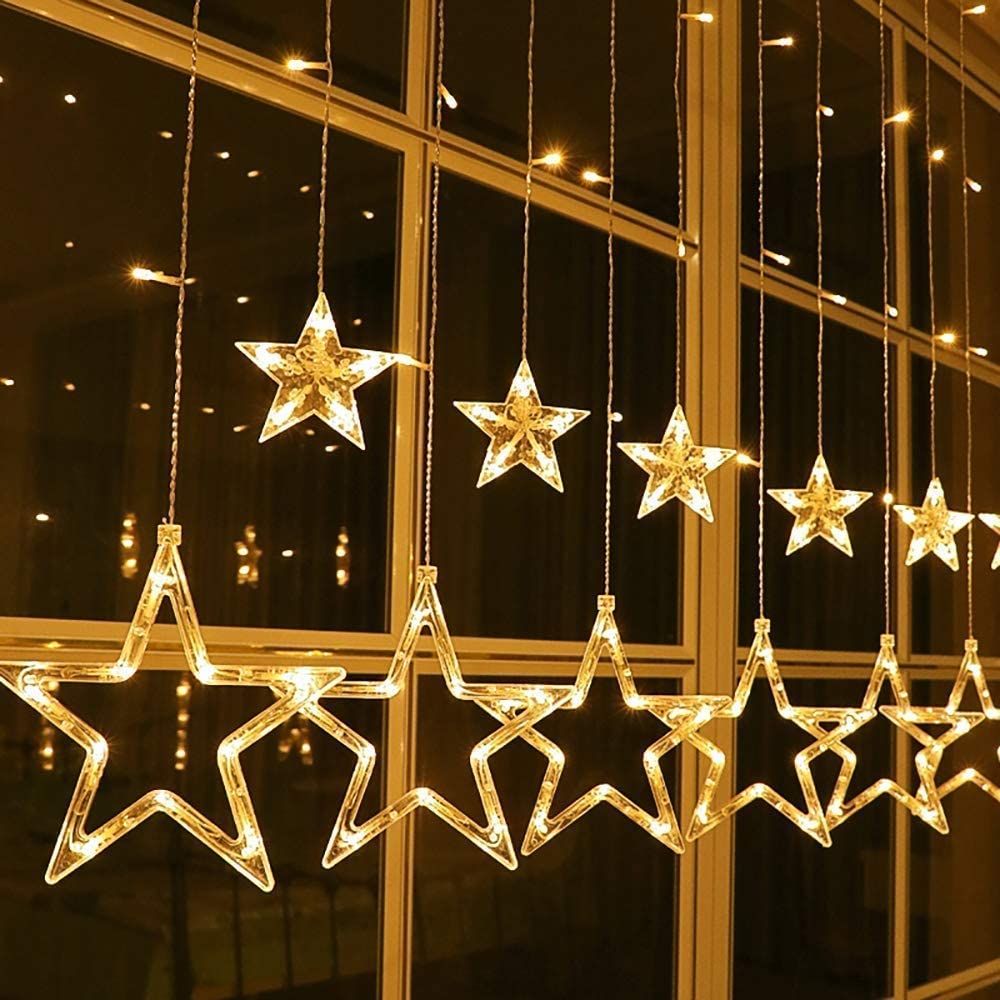 Decorative Star Curtain  Lights