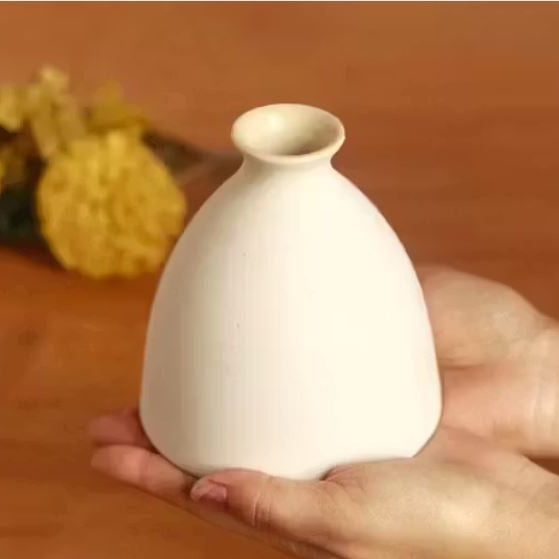 Ceramic Triangular Vase
